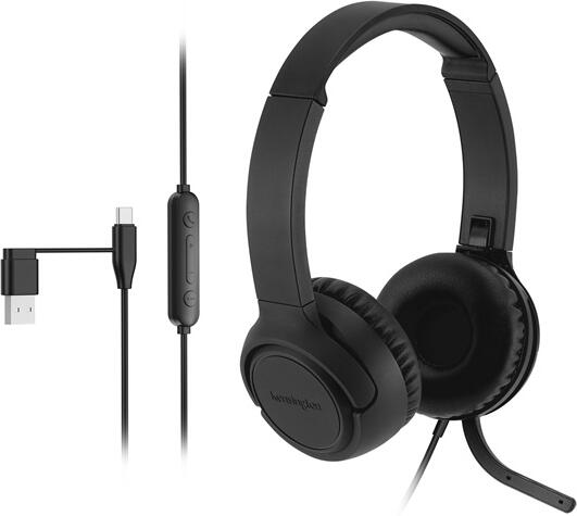 Kensington H950 EQ USB-C/USB-A On-Ear Headset (K97469WW)