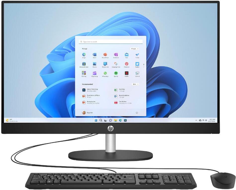 PC sestava s monitorem HP AiO 27-cr0018nc Jet Black (DK4