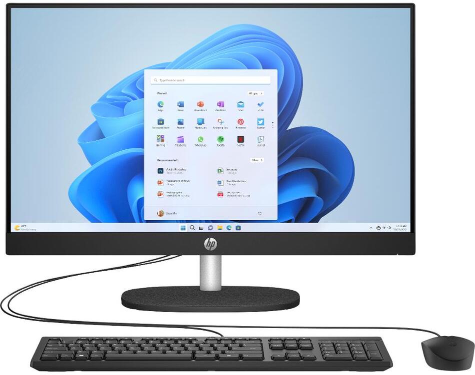 PC sestava s monitorem HP AiO 24-cr0028nc Jet Black (DS1