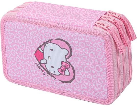Penál třípatrový BAAGL Hello Kitty Sweet Leopard