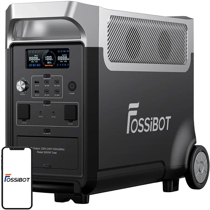 Nabíjecí stanice FOSSIBOT F3600 Pro 3600 W (černá)