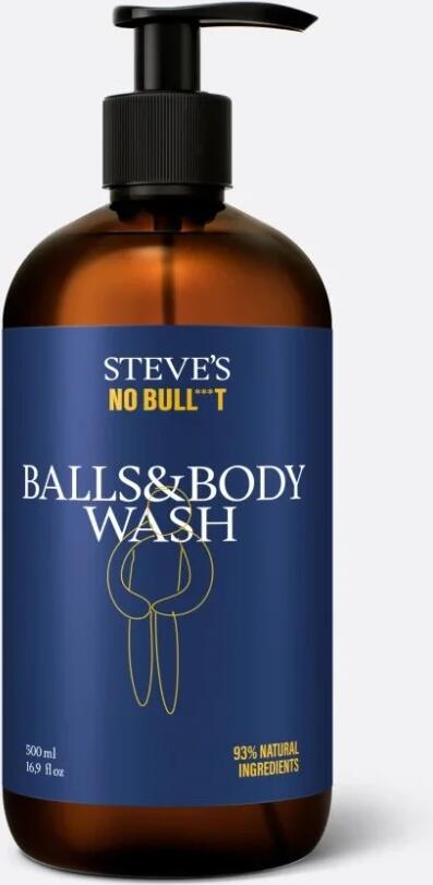 Sprchový gel na tělo a spodek Steve´s, 500 ml