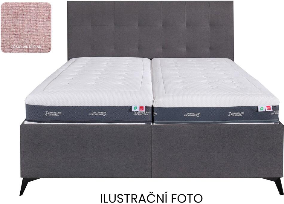 Tropico postel VENUŠE/Dotty 135/COMO WR16 Pink/nohy Anchor 13 180x200