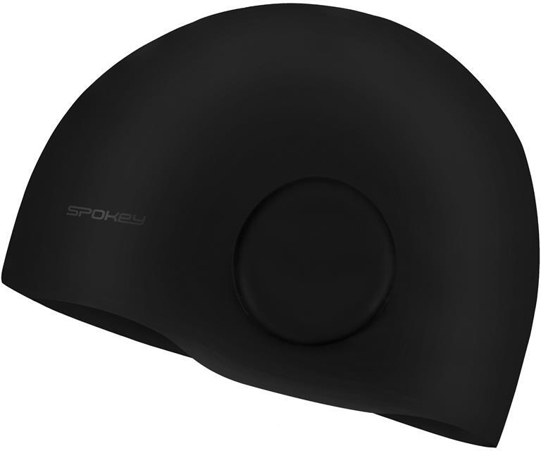 Spokey EARCAP Silikonová plavecká čepice, černá