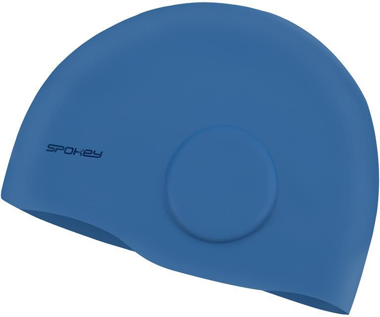 Spokey EARCAP Silikonová plavecká čepice, navy