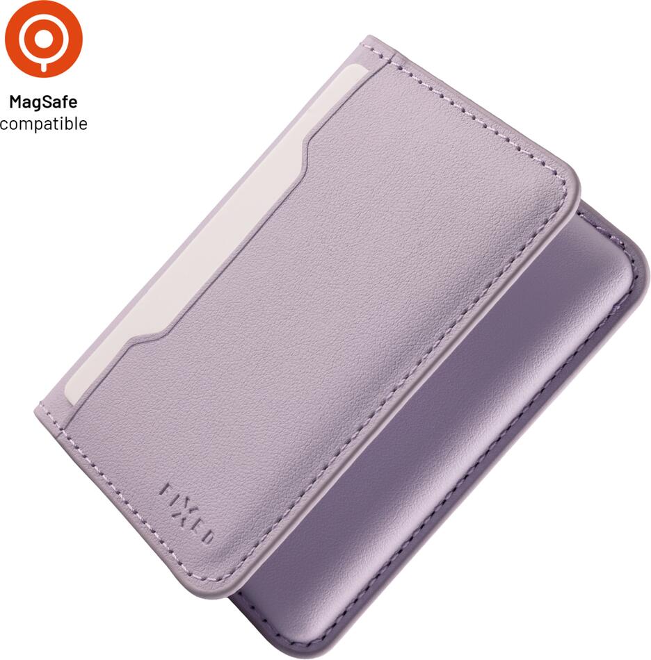 MagSafe Peněženka FIXED MagWallet Fold, světle fialová