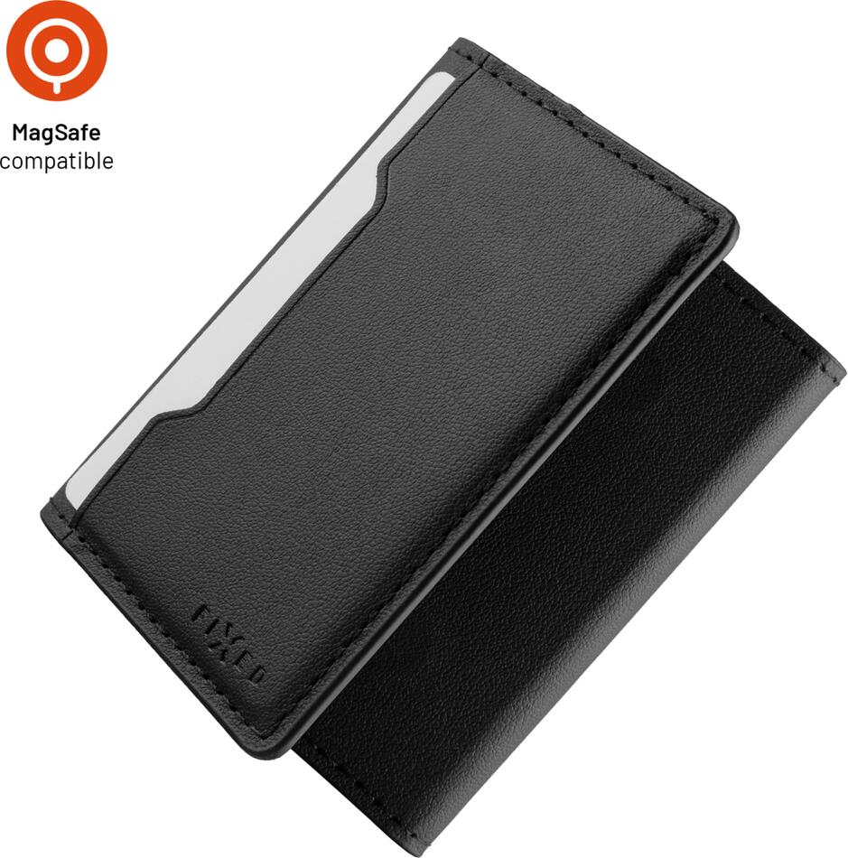 MagSafe Peněženka FIXED MagWallet Trifold, černá