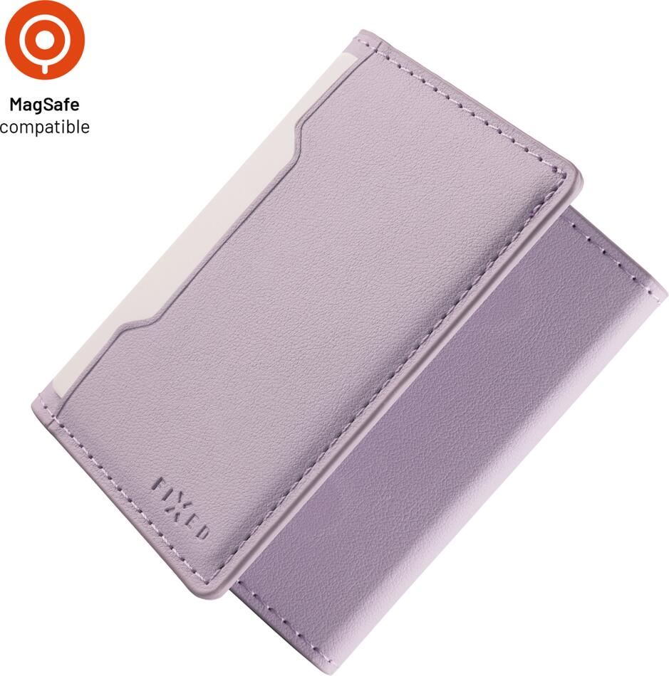 MagSafe Peněženka FIXED MagWallet Trifold, světle fialová