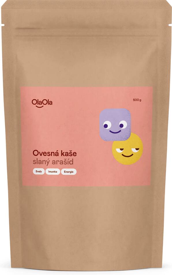 OlaOla Ovesná kaše Slaný arašíd - 500 g