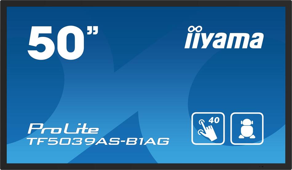 50" IIYAMA TF5039AS-B1AG:VA,4K,Android