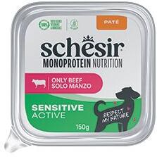 Schesir Dog vanička Monoprot.Active Hovězí paté 150g