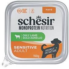 Schesir Dog vanička Monoprotein Jehněčí paté 150g