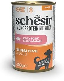 Schesir Dog konz. Monoprotein Adult šunka paté 400g