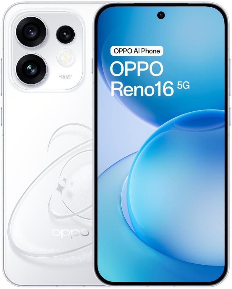 Mobilní telefon OPPO Reno16 5G 8/512GB Pop White