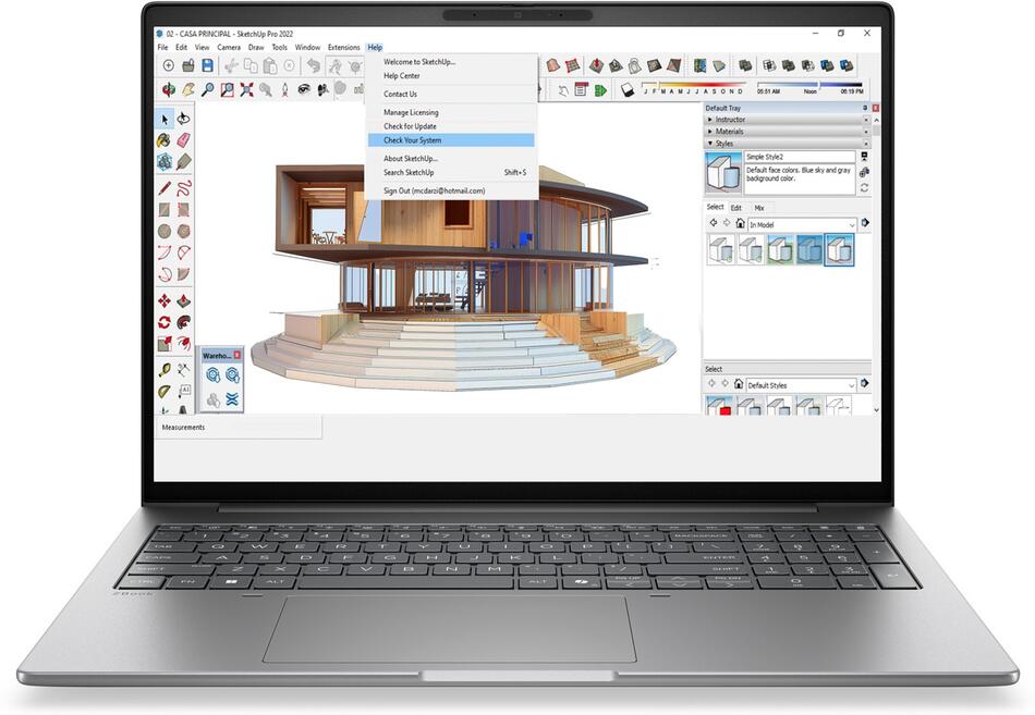 Notebook HP ZBOOK 8 G2a 16 Meteor Silver (