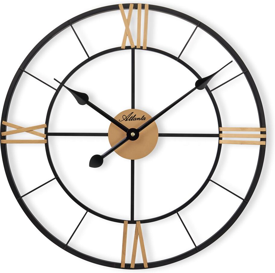 Designové nástěnné hodiny AT4567 Atlanta 50cm