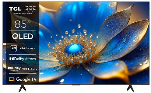 TCL 85P71K SMART TV 50" QLED/4K UHD/Direct LED / 3xHDMI / 2xUSB / LAN / GoogleTV