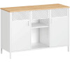 Komoda 110x40x76cm, kov, bílá, AUK-E1420 WT Autronic