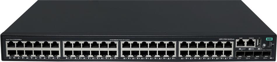 HPE NW CW 2150 48G PoE+ 4P 770W Switch (S6X54A#ABB)