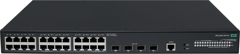 HPE NW CW 2050 24G PoE+ 4F 420W Switch (S6X72A#ABB)