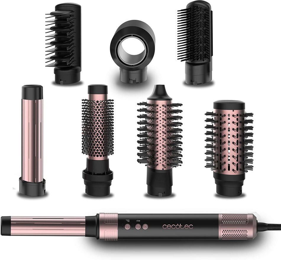 Kulmofén Cecotec 3464, CermicCare AirGlam kulma 8v1 Black