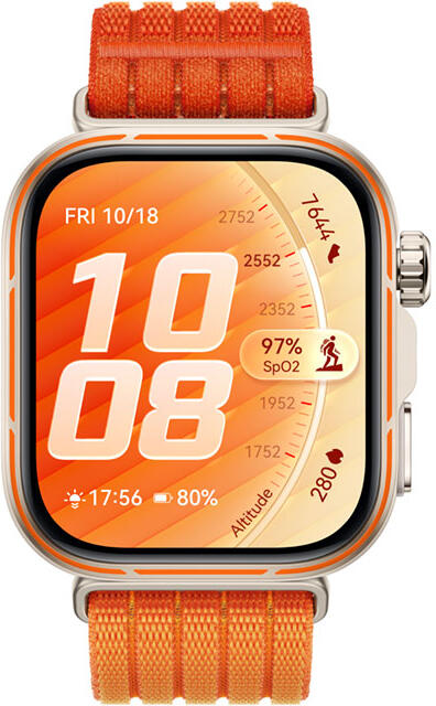 HUAWEI Watch Fit 5 Pro/Sport Band/Gradient Oranžová (55020HRW)