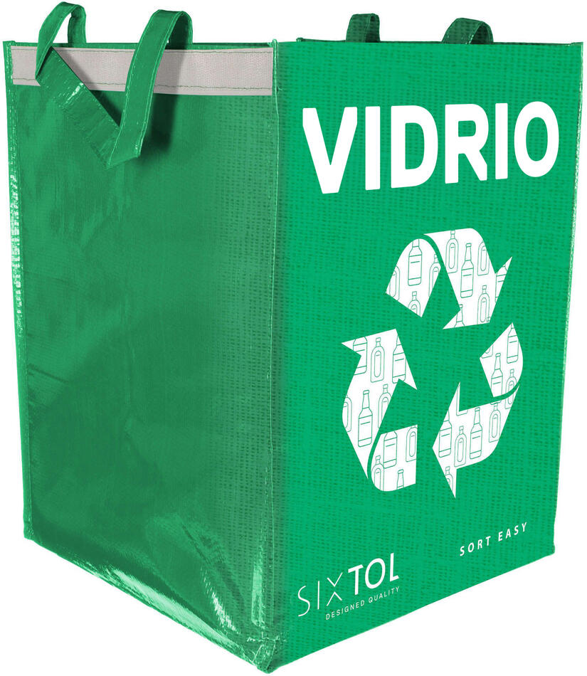 Taška na tříděný odpad SORT EASY VIDRIO ES, 30x30x40cm, 36l SIXTOL
