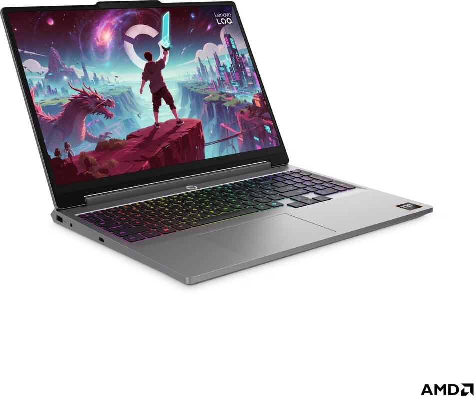 Herní notebook Lenovo LOQ 15AHP11 Luna Grey (83TN007