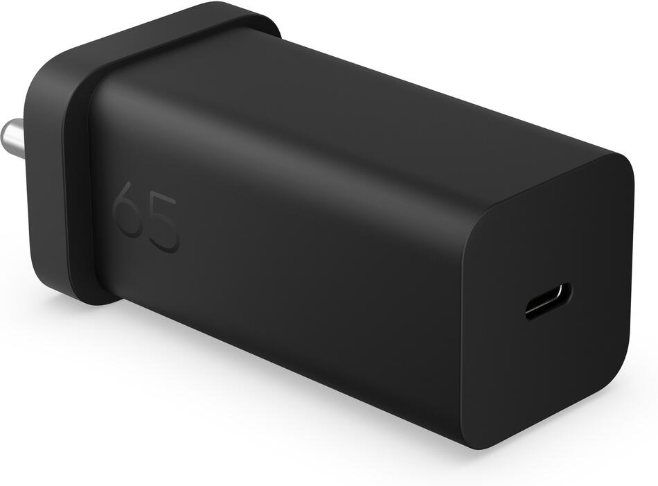 HP 65W Gallium Nitride Wall Charger EURO (C90MRAA#ABB)