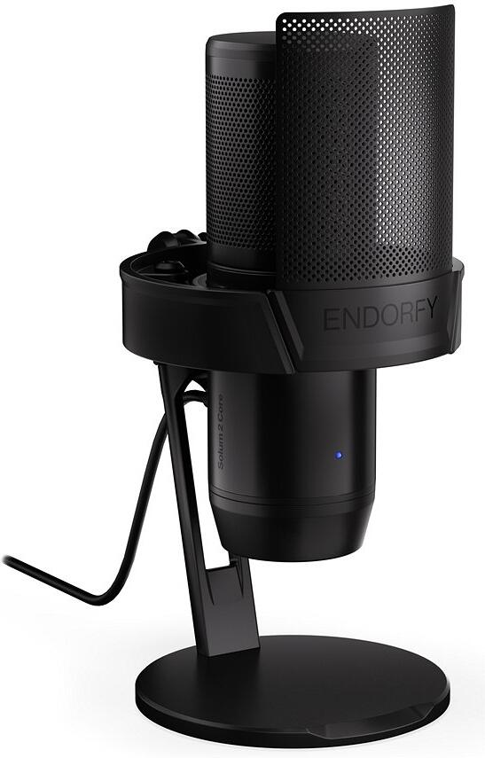 Endorfy mikrofon Solum 2 Core / kardioidní / kovový / pop filtr / shock mount / USB-C / černý (EY1B017 )