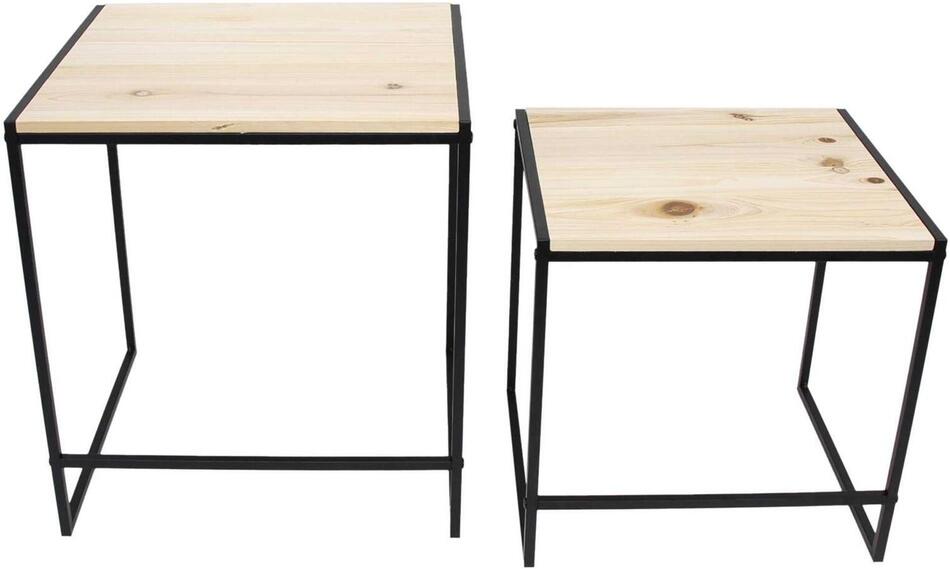 Frank Flechtwaren set odkládacích stolků Modern, 2ks