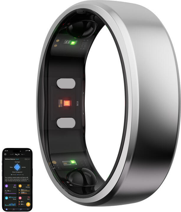 Smartring RingConn Gen 2 (velikost 12, stříbrná)
