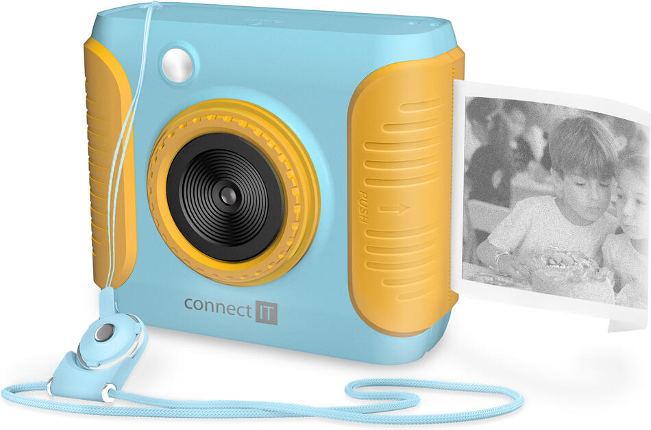 CONNECT IT INSTAPRINT dětský instantní fotoaparát MODRÝ (CIC-1010-BL)