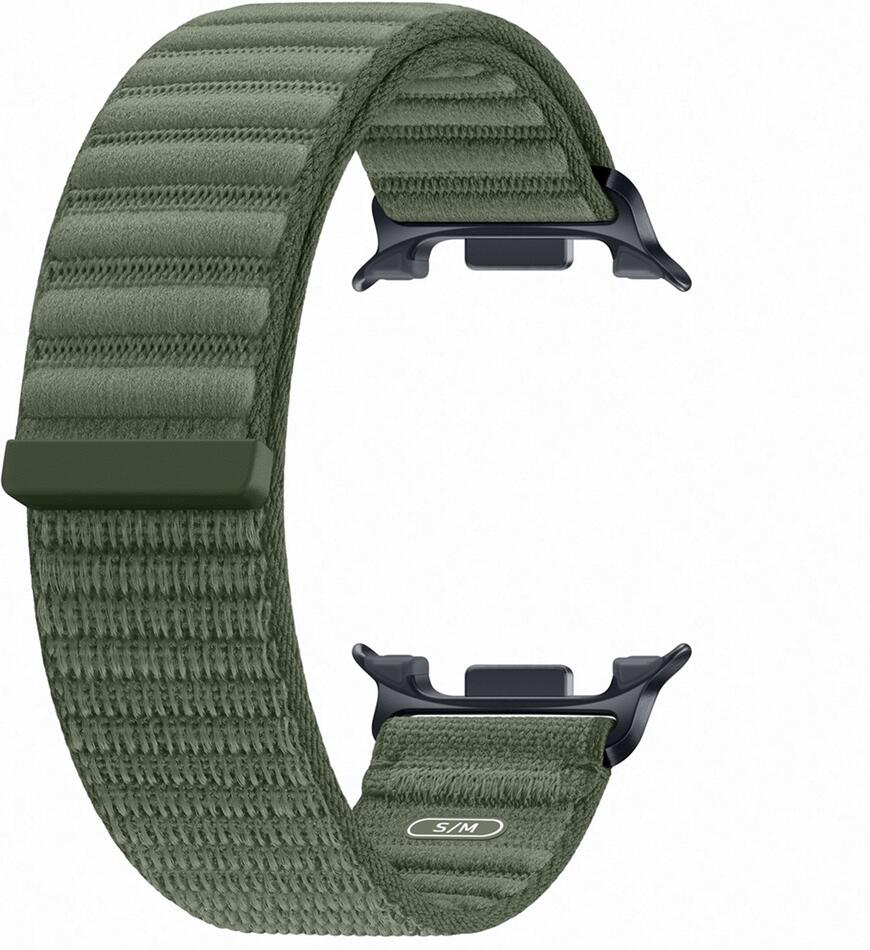 Řemínek na hodinky Samsung Watch9 Fabrics Band S/M Olive