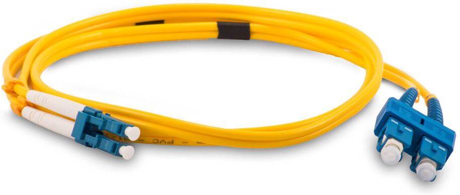 OEM optický patchkabel duplexní, LC/UPC-SC/UPC 9/125um SM, 20m, OS2