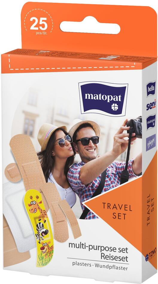 Matopat TRAVEL SET náplast různé velikosti 25ks