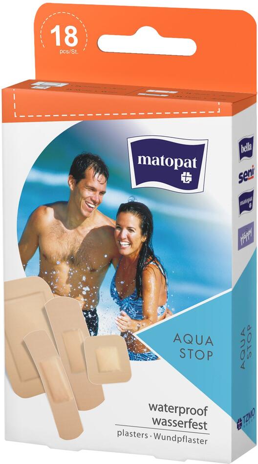 Matopat AQUA STOP náplast různé velikosti 18ks