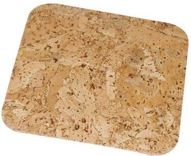 prostírání čtverec 10cm korek (6ks)