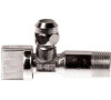 ventil rohový bez filtru 1/2"-3/8"