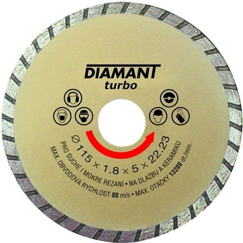 kotouč diamantový 230 DIAMANT TURBO