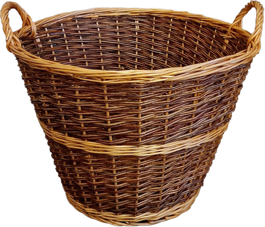 koš na trávu pr.60cm neloupané proutí