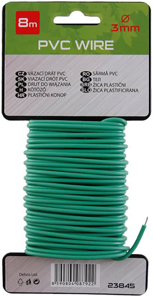 drát vázací pogumovaný 3mm/8m ZE