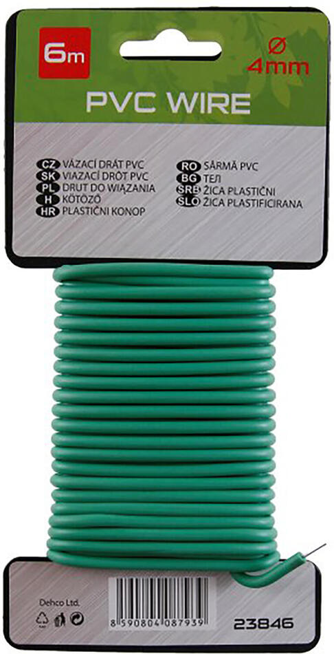 drát vázací pogumovaný 4mm/6m ZE