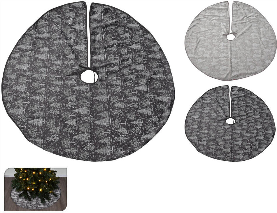 podložka pod vánoční stromek pr.95cm ŠE,ŠE tm.