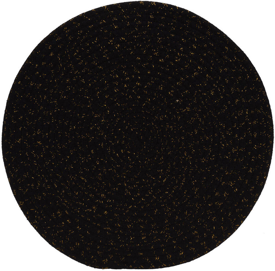 prostírání pr.38cm ČER/ZLA LUREX