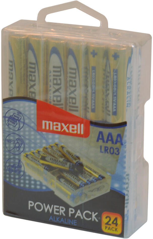 Alkalická baterie Maxell LR03 24BP AAA Power Alk