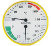 vlhkoměr s teploměrem do sauny
