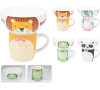 sada dětská 2díl.(hrnek,miska) porcelánová mix dekorů
