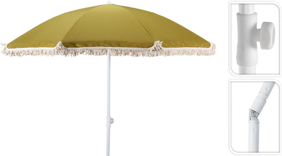 slunečník 180/160cm se střapcem OLIVA