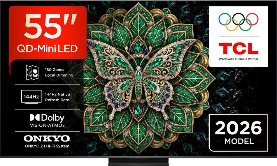 QLED televize TCL 75C6K PRO